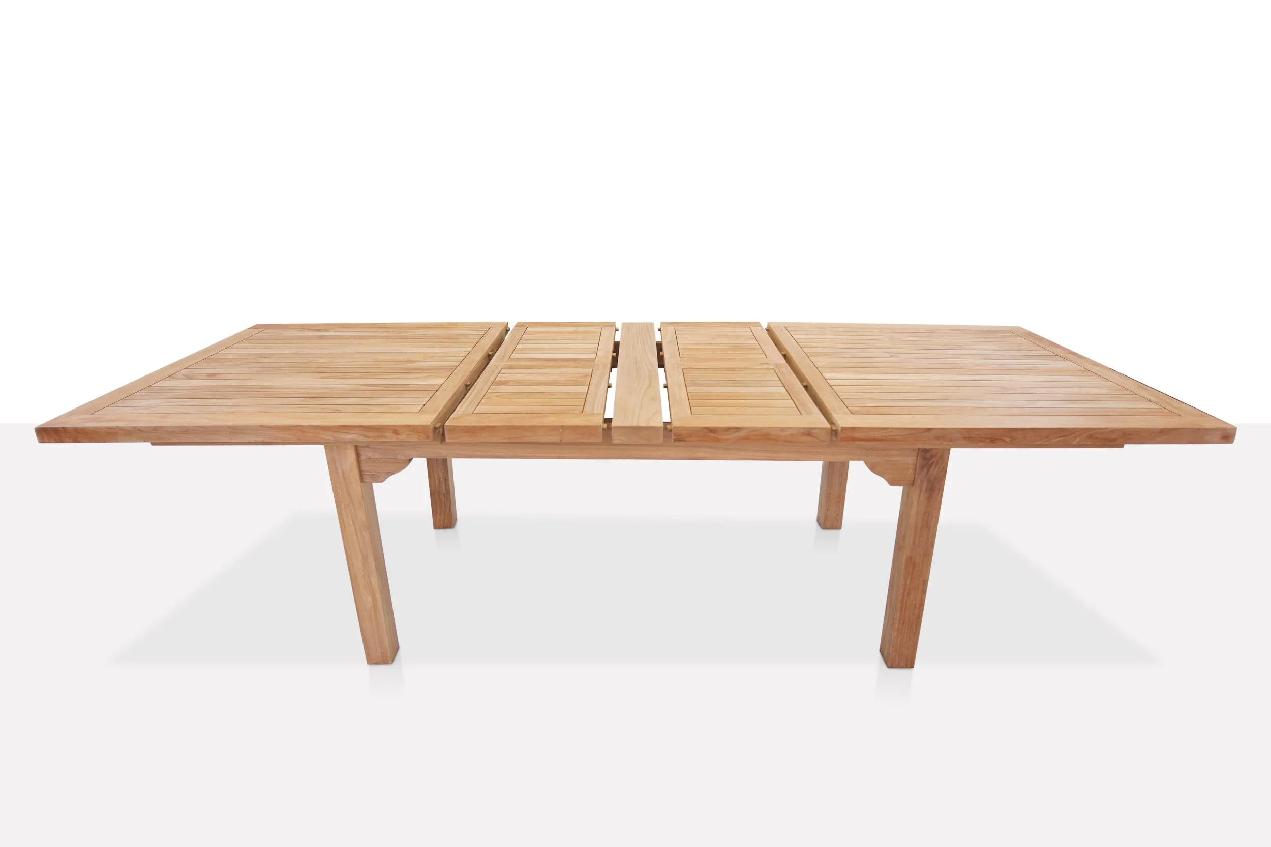 Rockport Rectangle Double Extension Dining Table (Extra Thick